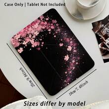 櫻花月光圖案彩繪效果壓克力水晶平板保護殼，適用於 Honor 8/9/10/X8/X8A/X9/X8Pro/X9Pro 及其他機型，適用於 MatePad SE 11 吋/MatePad 11 吋/11.5 吋、MatePad Pro 及其他熱門機型，亦適用於小米、Apple 10代/11代 2025 (A16)、Galaxy Tab A7/A9 及其他熱門機型 - 彩色 - 查看 3