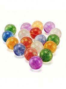 10个装 2026新款夏季闪光捏捏球，减压弹力球，适合派对、生日、毕业典礼、夏季礼物 - 彩色 - 查看 5