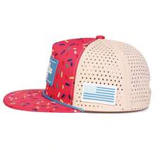 1顶男士平沿棒球帽，2014年款，可定制刺绣字母，街头时尚休闲帽，适合春季、秋季、旅行、海滩度假等场合。 - 多色 - 查看 6