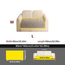 1件装简约细条纹四季通用防滑沙发垫，宠物友好防污垫，适用于客厅、卧室、书房装饰，可机洗沙发套/沙发罩 - 淺灰色 - 查看 16