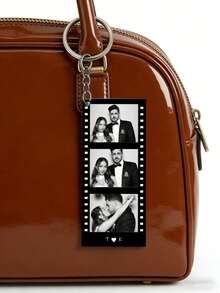 Gantungan Kunci Foto Akrilik yang Dipersonalisasi, Dapat Disesuaikan dengan Label Nama, Sempurna untuk Tas dan Gantungan Kunci – Pilihan Ideal untuk Pasangan dan Hadiah Sempurna untuk Pacar/Suami Anda. Gantungan Kunci Foto yang Dipersonalisasi Ini Juga Cocok untuk Hari Valentine, Ulang Tahun Pernikahan - Hitam - View 8