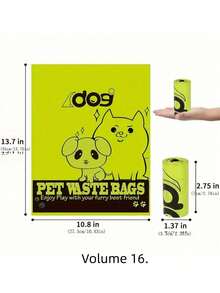 Extra Large Lavender Scented Bags, Thick Leak-Proof Pet Poop Bags For Animal Poop, Polyethylene Material, Green Suitable For Kittens, Puppies, Large Animals, Small Animals - Multicolor - View 13