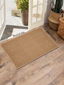 1pc Outdoor Rug, Thick Faux Sisal Rug, Garden Rug, Camping Rug, Thick Rug, Water Washable Bottom, Sturdy , Dirt-Resistant, Kitchen Thick Rug, Decorative Rug, Style Rug, Shower Rug, Home Decor Room Accessories, Living Room Rug, Bedroom Rug, Entryway Rug, Kitchen Rug, Bathroom Rug, Study Room Rug - Dark Brown - View 6
