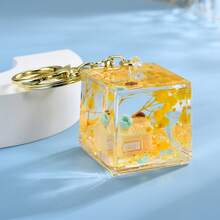 Liquid Sand Oil Bottle Pendant, Qixi Festival Couple Keychain, Backpack Accessory, Car Small Gift Ornament, Wholesale - 粉色 - 查看 4