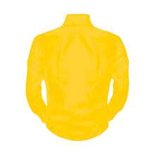 Unisex Cycling Windbreaker Jacket With Pockets, Water Resistant, Yellow - Yellow - View 2