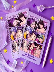 1件装 KPOP 女巫狩猎主题文具套装，实用学习办公用品，学生奖励，生日礼物 - 彩色 - 查看 9