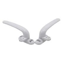 窗户把手，1套铝合金带锁平开窗滑轮替换件推拉门窗五金家居装修窗户把手 - 彩色 - 查看 8