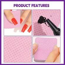 100/200 miếng khăn lau tẩy sơn móng tay dạng gel, khăn lau không xơ, miếng giấy vệ sinh bán sỉ, dụng cụ trang điểm, chất tẩy rửa, nghệ thuật làm móng, tẩy sơn móng tay, khăn lau không xơ, chất tẩy rửa, miếng giấy vệ sinh - nhiều màu - Xem 3