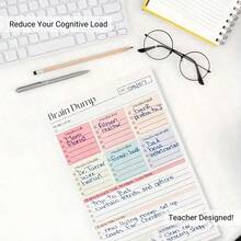 A Tear-Out To-Do List Notebook For Clearing Your Mind | A5 Daily Planning And Management Planner, High-Performance Planner, Minimalist Notebook And Planning Tool, With Date And Schedule Pages, Smooth Paper. - Square - View 3
