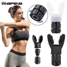 1pcs Breathing Exercise For Lungs Portable Breath Fitness Exerciser Device Endurance Workout With Adjustable Resistances - White - View 4