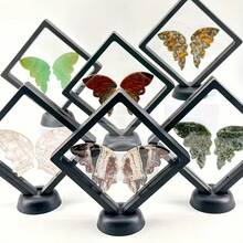 3D透明悬浮展示框，多功能大型奖牌、徽章、印章悬挂框（黑色） - 展示盒 - 查看 6