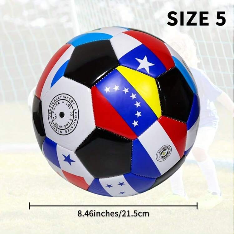 FIFA Size 5 Explosion-Proof Thickened Indoor & Outdoor Match Training Entertainment Football - Multicolor - View 5