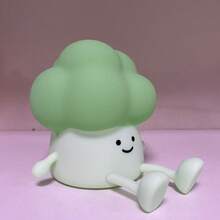 蔬菜造型硅胶触控可调光USB充电床头夜灯 - 白光 - 查看 11