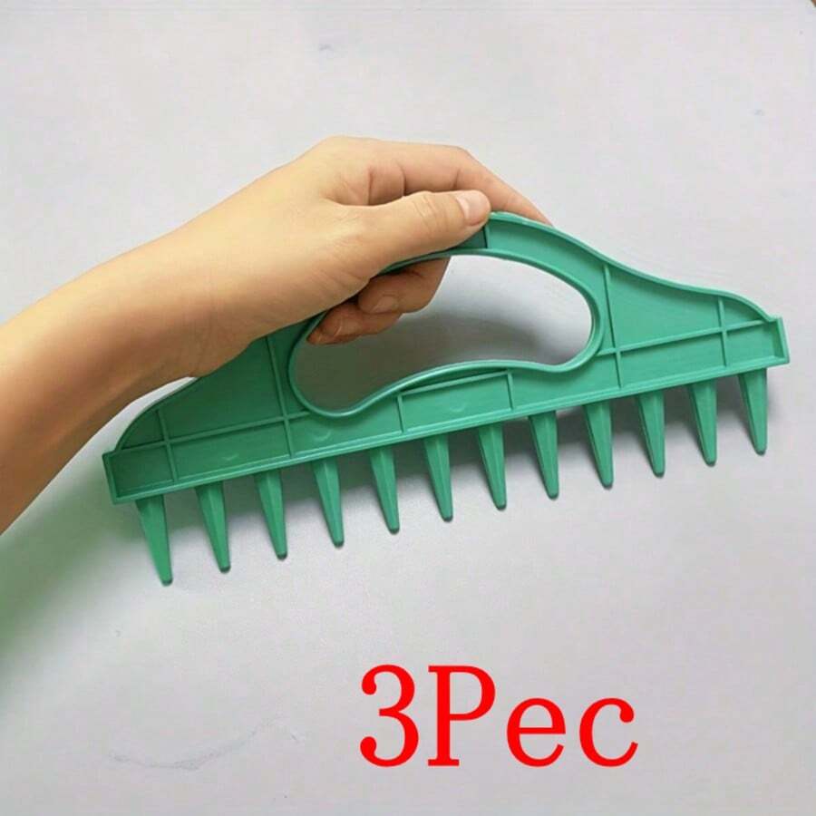 Seed Planter Tool, Precision Gardening Seeder With Soil Drilling Rake, Hand Manual Seeding Spacer For Garden Vegetable Planting, Agricultural Land & Home Gardening