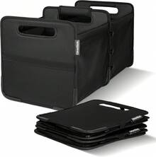 CleverMade Double Trunk Caddy 46L – Collapsible Trunk Organizer For SUV With Flex-Frame Structure, Connectable Car Storage Basket For Groceries & Cargo – Midnight Black - 1 - View 10