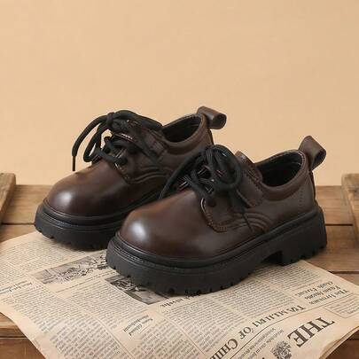 1双女童真皮鞋，2026春季新款魔术贴时尚英伦风百搭休闲透气舒适儿童公主鞋，软底防滑，适合大童