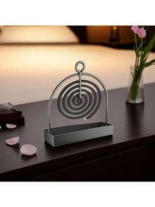 1pc Vintage Bronze Metal Incense Burner, Metal Material Can Be Hung Or Placed With Sandalwood Incense Sticks, Suitable For Living Room, Bedroom Decor, Outdoor Camping Relaxation Aromatherapy Decoration, Perfect Gift For New Year, Valentine's Day, Mother's Day, Father's Day, Graduation, Back To School And Other Holidays - Multicolor - View 5