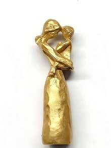 Escultura de mãe e filha (1 peça), item colecionável significativo para a família, presente perfeito para o Dia das Mães, ideal para quarto, sala de estar ou decoração de mesa. - multicolorido - Ver 8