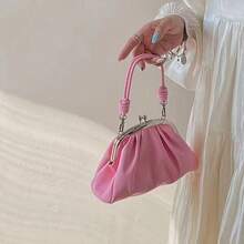 Cute Ruffle Cloud Shoulder Bag, Woodland Style Small Crossbody Bag, Handbag, Princess Bag For Girls, Summer - Multicolor - View 10