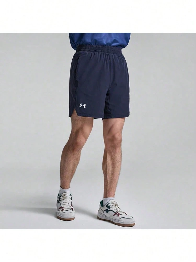 Quần short unisex Under Armour, mẫu mới mùa hè 2026, thích hợp cho tập luyện, chạy bộ, thể dục, thể thao, thoáng khí, mã sản phẩm 22500209-001 - màu đen - Xem 1