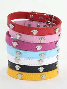Vòng cổ cho chó và mèo nhỏ, vòng cổ cho thú cưng Teddy Dog. - Hồng - Xem 2