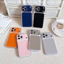 适用于 17/17 Pro/17 Pro Max/16/15/14/13/12/11 系列，1 件装 INS 时尚二合一防震全包手机壳，适用于 17 Pro Max 手机，防摔精准开孔保护套 - 銀色 - 查看 7