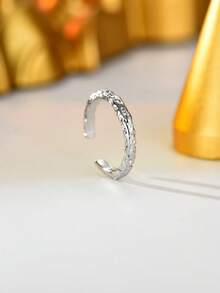 1 chiếc nhẫn trơn tối giản, kiểu dáng cổ điển, tinh tế, sang trọng, thời trang dành cho nữ. - nhẫn - Xem 9