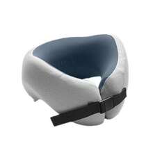 L'oreiller en mousse à mémoire de forme en forme de U est léger et portable pour les déplacements en voiture, a un rebond lent, est respirant et offre un soutien cervical. THWD - N° 5 Gris clair - Voir 3