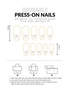 24pcs/Set Cartoon Cute Butterfly Shaped Press-On Nails, Short Square Nail Stickers, Nail Art Supplies - Multicolor - View 6