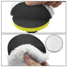 Bộ 16 miếng đệm đánh bóng 75mm kèm đầu nối mũi khoan M10, thích hợp cho việc đánh bóng xe hơi, máy đánh bóng, máy mài, đánh bóng và phủ sáp. - A - Xem 3
