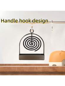 1pc Vintage Bronze Metal Incense Burner, Metal Material Can Be Hung Or Placed With Sandalwood Incense Sticks, Suitable For Living Room, Bedroom Decor, Outdoor Camping Relaxation Aromatherapy Decoration, Perfect Gift For New Year, Valentine's Day, Mother's Day, Father's Day, Graduation, Back To School And Other Holidays - Multicolor - View 9