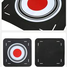 1 set Cible d'entraînement de football réglable, disque cible à accrocher avec bande autoagrippante pour la pratique du tir, équipement d'entraînement de soccer, accessoires de cadre de but, accessoires de tir au hockey - Multicolore - Voir 8