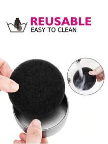 1pc Reusable Makeup Brush Cleaner Box, Quick Cleaning Makeup Tools. Suitable For Christmas Decoration, Holiday Gifts, Dates, Outings, Travel. It Is Convenient To Carry And Store, With Exquisite Packaging, Making It An Excellent Item For New Year, Parties And Balls. Please Use The Dry Cleaning Box Before Wetting The Brush, Otherwise It Will Affect The Subsequent Cleaning Effect. - Multicolor - View 4