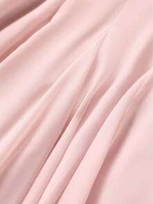 Vestido largo de verano elegante y casual para mujer, vestido plisado romántico para boda, fiesta y ocasiones, color rosa - Rosa - Ver 9