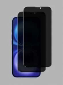 Bộ 2 miếng dán màn hình cường lực chống nhìn trộm, tương thích với các thiết bị Apple, chống trầy xước, chống va đập, lớp phủ chống dầu, cảm ứng mượt mà, phù hợp với các dòng máy Apple X/XR/11/12/13/14/15/16/16Plus/16Pro/16ProMax/16e/17/17 Air/17 Pro/17 Pro Max/17e. - màu đen - Xem 36