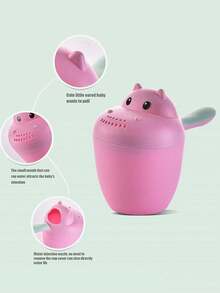 1 cái cốc nhựa hình hà mã để rửa mặt khi tắm cho bé, dùng để gội đầu và tắm cho bé. - Nhiều màu - Xem 2