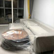单件装，防水塑料家具防尘罩 - 保护汽车、床和沙发 - 防尘 - 家具罩，返校季，学习用品，办公用品 - 透明 - 查看 3