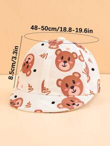 Mũ lưỡi trai trẻ em nhẹ, in hình động vật, vành mềm, dễ thương, mềm mại và thoải mái, phù hợp cho trẻ 2-3 tuổi đi chơi hàng ngày và dạo chơi công viên, có thể dùng làm quà tặng. - Nhiều màu - Xem 3
