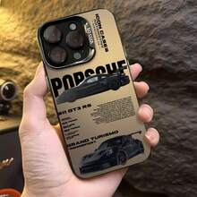Tema automovilístico: Porsche 911 GT3 RS negro.funda de teléfono Fundas compatibles con Samsung,Apple,VIVO,OPPO,Motorola,Google,Xiaomi y Honor.Fabricadas en silicona TPU,ofrecen protección contra golpes y caídas. - Negro - Ver 4