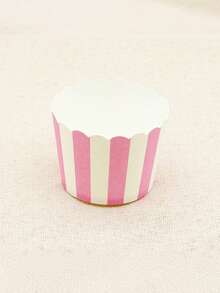 50 chiếc cốc cứng, giấy lót bánh cupcake, cốc nướng bánh, sọc hồng & xanh dương, thích hợp cho tiệc sinh nhật, tiệc tiết lộ giới tính, tiệc quà tặng. - Nhiều màu - Xem 8