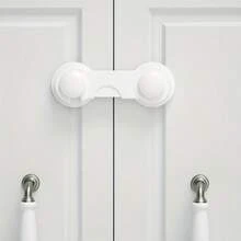 10 cerraduras de para bebés - Cerraduras de multifuncionales para gabinetes, habitaciones y cajones (protección anti-pellizco) - Multicolor - Ver 3