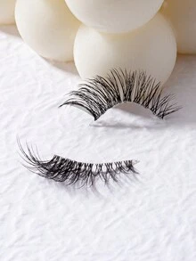 20 Cặp lông mi giả trong suốt, giúp kéo dài nửa mắt - màu đen - Xem 5