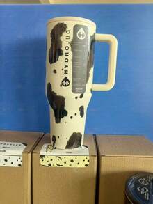 Hydrojug NEW 32OZ/40OZ Tumbler Straw Lid Stainless Steel Vacuum Insulated Car Mug Double Wall Thermal Iced - Sữa trắng - Xem 2