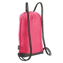 Skog Å Kust GymSak 2-in-1 Drawstring Cinch Bag with Removable Waterproof Dry Bag - Rosado - Ver 3