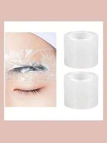 1/3/5 rollos de 200m de película transparente de belleza, adecuada para rizar pestañas, alisar cejas, cubrir labios, tatuajes de cejas, cubrir plástico, eliminar pegamento de extensiones de pestañas, permanente de pestañas - Multicolor - Ver 7