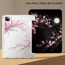 櫻花與月亮圖案彩繪效果壓克力水晶平板保護殼，相容於 Honor 8/9/10/X8/X8A/X9/X8Pro/X9Pro、MatePad SE 11"/MatePad 11"/11.5"/MatePad Pro、Apple 10th/11th Gen 2025 (A16)、Galaxy Tab A7/A9 及其他熱門機型 - 彩色 - 查看 6