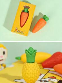 ¡talla grande vendido, ¡una compra obligada! Borrador de estudiante sin marcas y sin migas, artículos de papelería creativos. Con aroma a fruta. No comer. - Multicolor - Ver 7