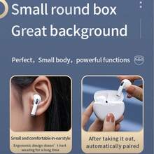 2026新款蓝牙耳机，时尚设计，深度降噪，超低游戏延迟，运动耳塞 - 均碼 - 查看 4