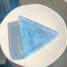 1pc Best-Selling Transparent Blue Mochi Squishy Toy - Desktop Decor And Stress Relief Toy - Multicolor - View 13