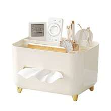 Multifunctional Luxury Home Tissue Box - High-Quality Tissue Holder Suitable For Living Room Coffee Table, Bedroom, Remote Control & Phone Storage - Multicolor - View 8